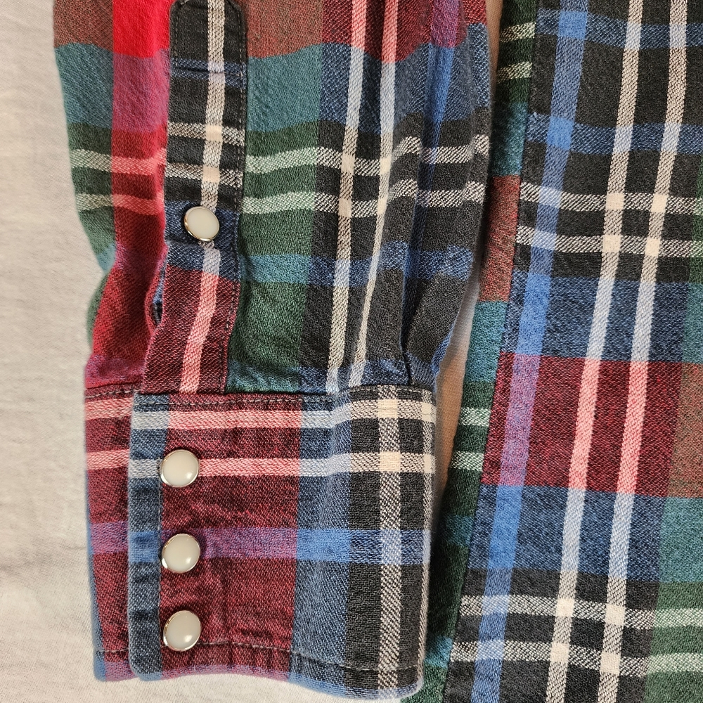 Wrangler Flanel Western Men's Shirt - Picture 6 of 8